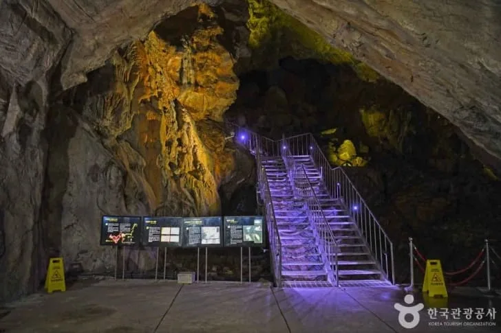 고씨굴-내부를-향하는-계단
