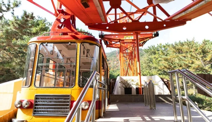 금강공원-케이블카-캐빈-전경