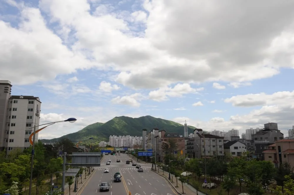 검단산과-도시의-풍경이-어우러져-있다.