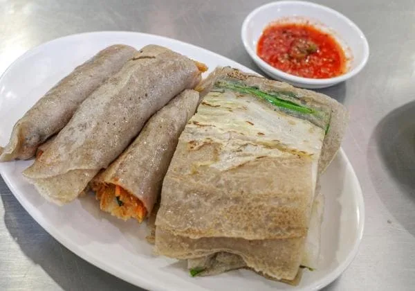 메밀전병과-부추전